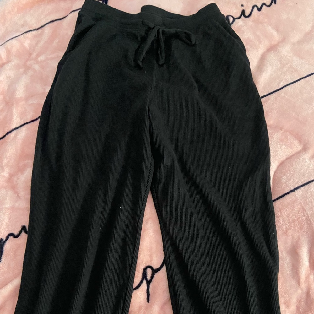 Black sleep pants hollister